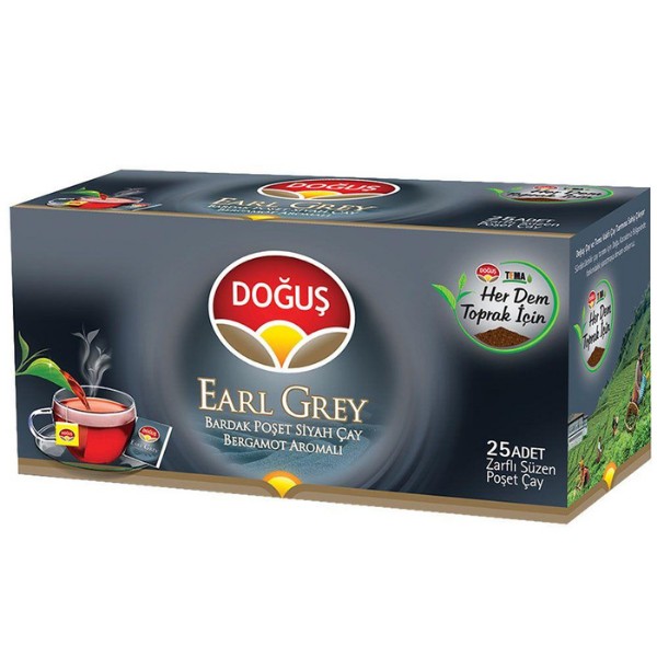 Doğuş Earl Grey Bardak Poşet Çay 50 gr 25 Adet