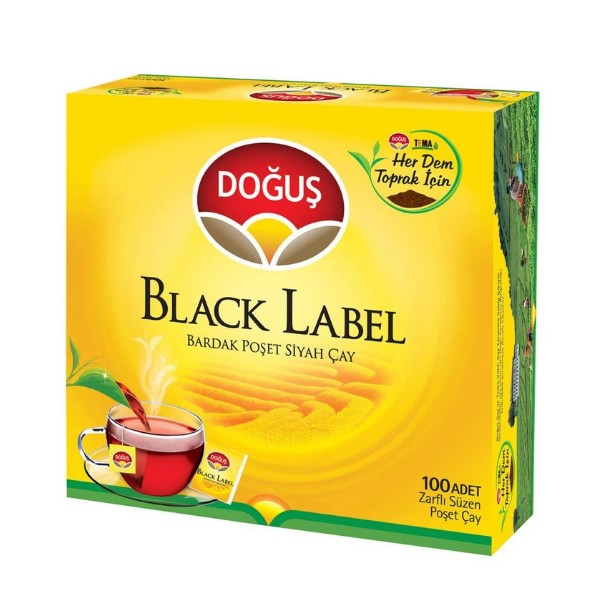 Doğuş Black Label Bardak Poşet Çay 200 Gr