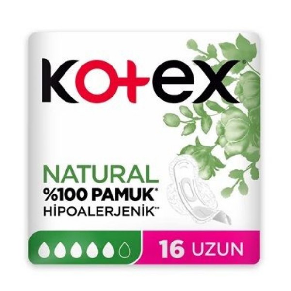 Kotex Natural Uzun 16Lı