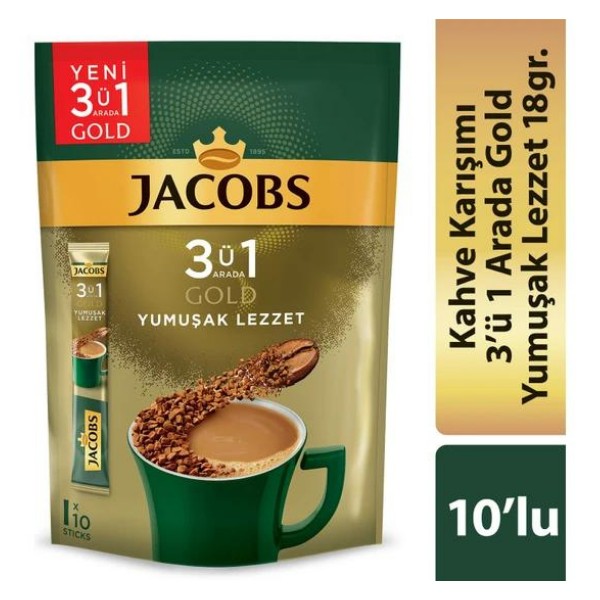 Jacobs 3ü1 Arada 10Lu Yumuşak 180 G