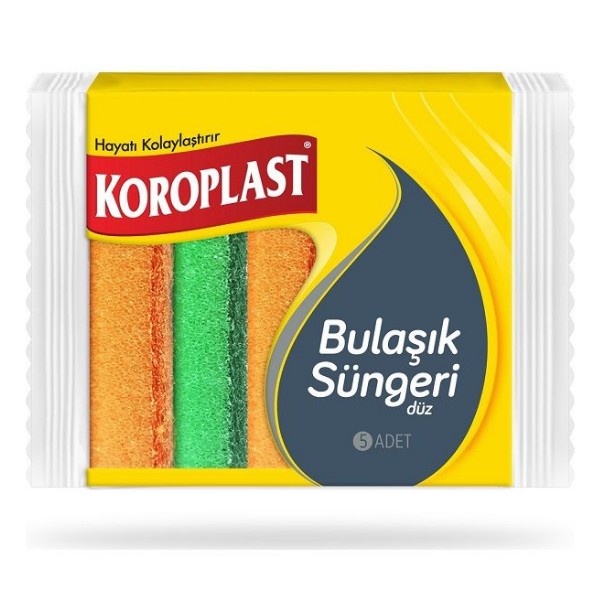 Koroplast Bulaşık Süngeri Düz