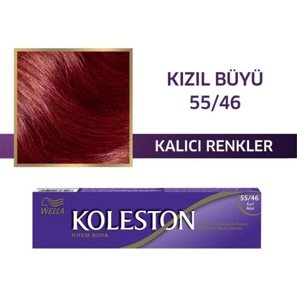 Koleston Tüp Krem Saç Boyası SPECIA 55/46 Kızıl Büyü