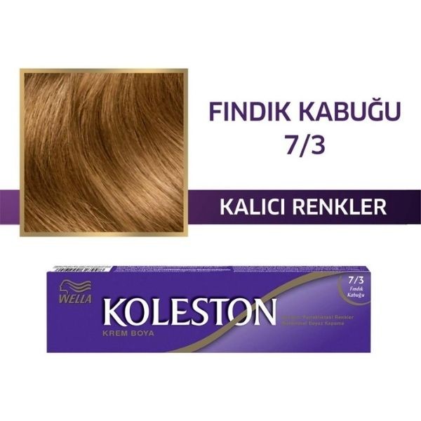 Koleston Tüp Krem Saç Boyası 7/3 Fındık Kabuğu