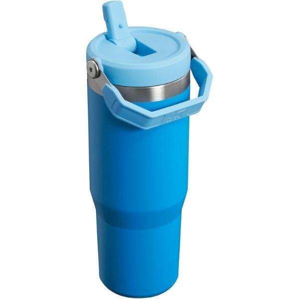 Stanley The IceFlow Flip Straw Azure Pipetli Termos Bardak 0.89 Lt