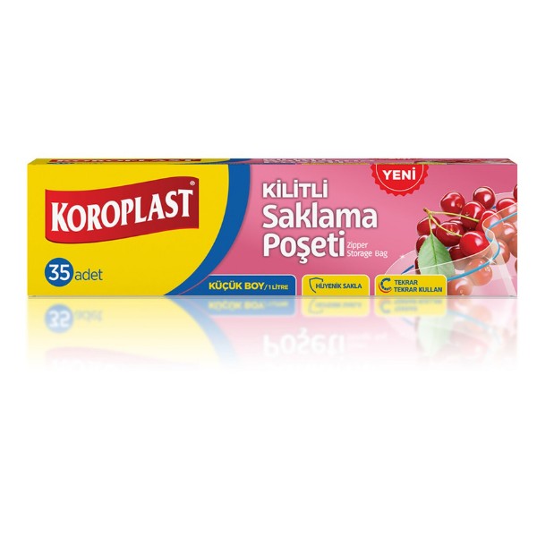 Koroplast Kilitli Saklama Poşeti