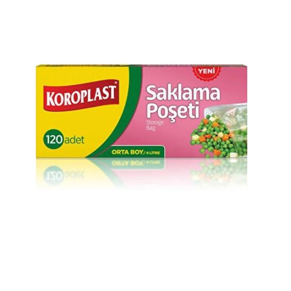 Koroplast Saklama Poşeti 24x38 120Li