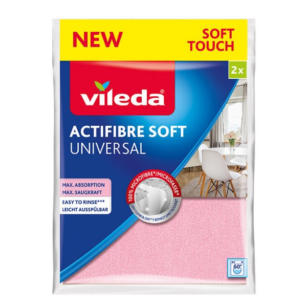 Vileda Actifibre Soft Bez 2Li