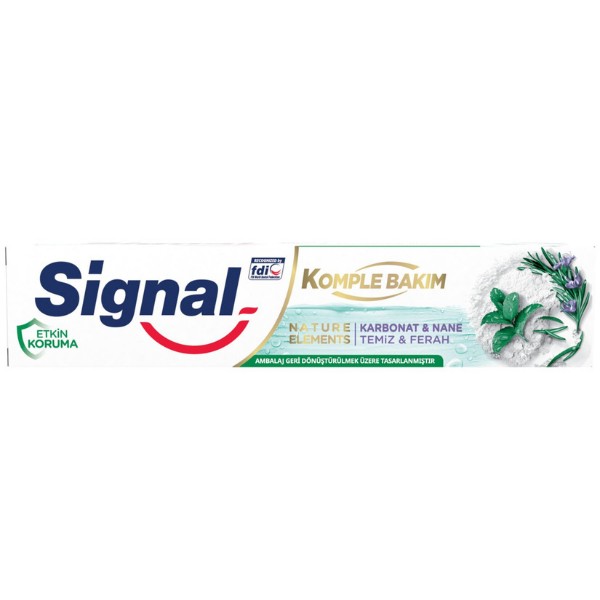 Signal Komple Bakım Karbonatlı&Naneli Arındırıcı Diş Macunu 75 MI