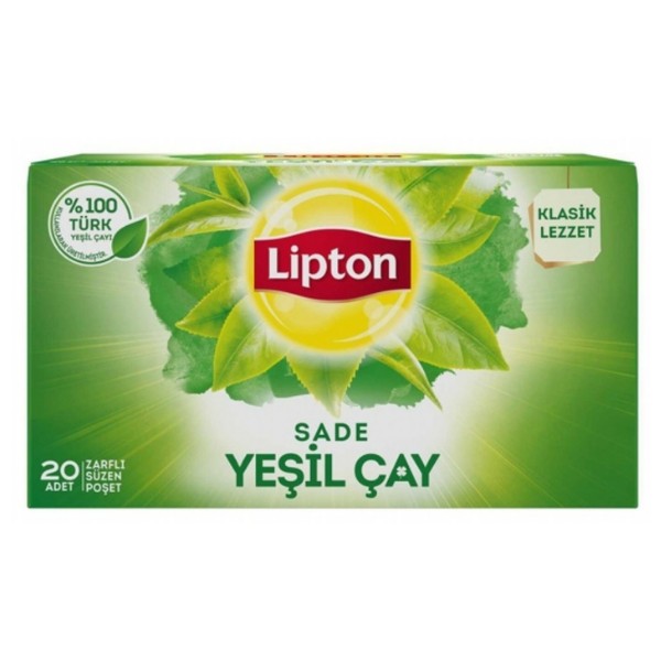 Lipton Yeşil Çay Sade 20Li