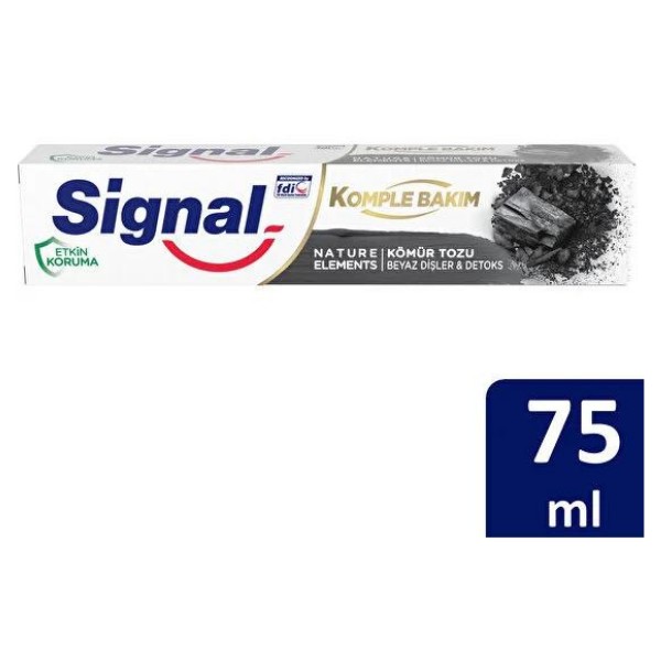 Signal Komple Bakım Kömür Tozlu Beyazlatıcı Diş Macunu 75 ML