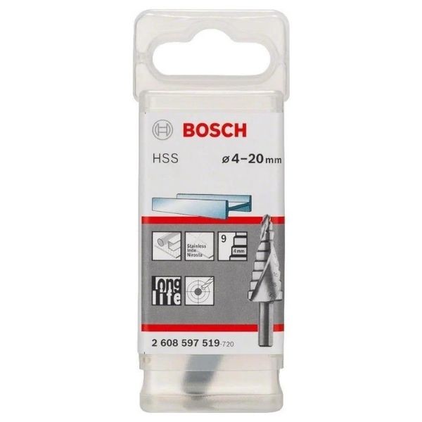 Bosch HSS Kademeli Matkap Ucu 4-20 mm