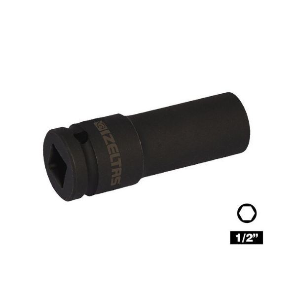 İzeltaş 1/2" 17mm Altı Köşe Havalı Derin Lokma Anahtarı