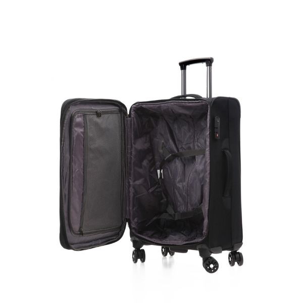 Ççs 630 Kumaş Küçük Boy Valiz Siyah