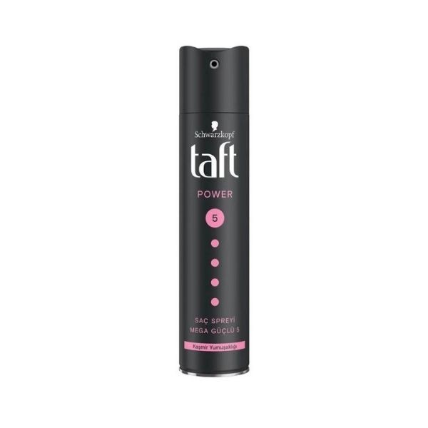Taft Power Kaşmir Parlaklığı Mega Güçlü Saç Spreyi 250 Ml