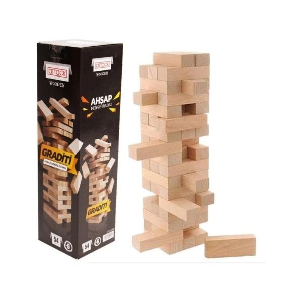 Attack Ahşap Denge Oyunu