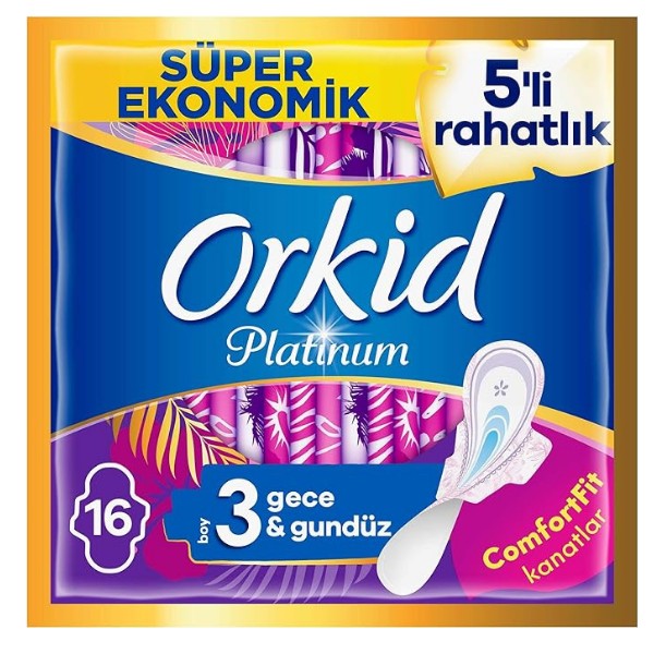 Orkid Platinum Gece&Gündüz 3 No 16'lı Paket