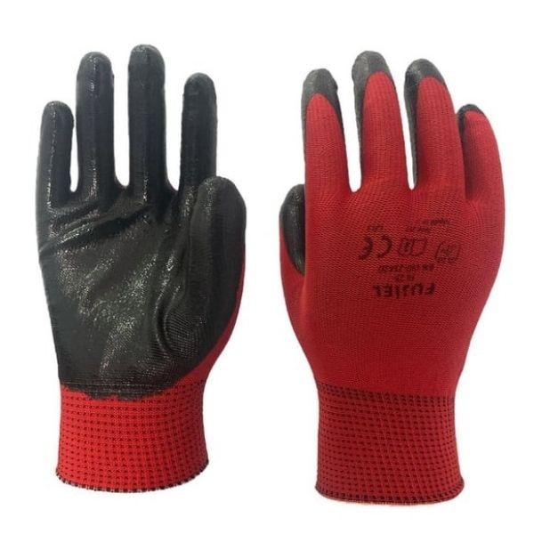 Fujiel Eldiven Nitril Kaplı Örme Eldiven