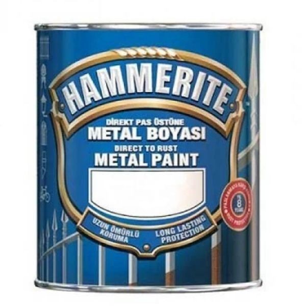 Hammerite Pürüzsüz Metal Boyası Siyah - 2.5lt