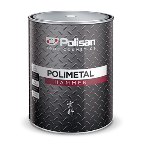 Polimetal Hammer Metal Boyası Açık Sarı 0,7lt