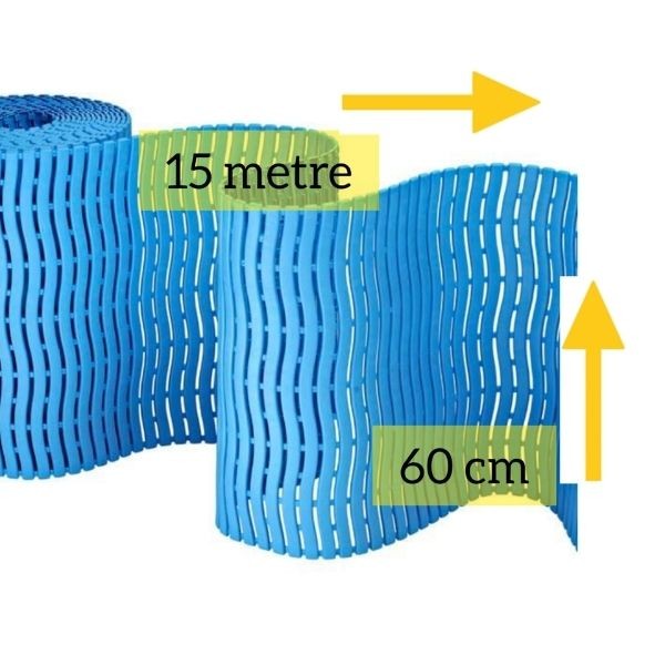 Soft Step Dalgalı Paspas Beyaz
