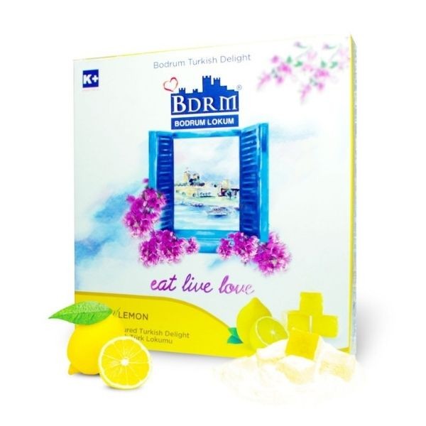 BDRM Bodrum Limon Lokum Kutu 400 Gr