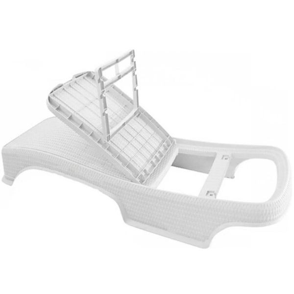 Brezza Rattan Şezlong Beyaz