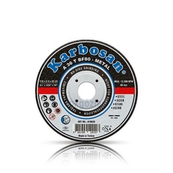 Karbosan 230x3.0x22.23mm Metal Kesme Taşı 910050