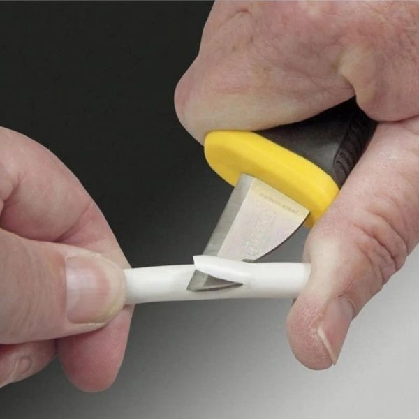 Stanley 0-10-234 Fatmax Karbon Çelik Kablo Soyma Elektrikçi Bıçak Sarı