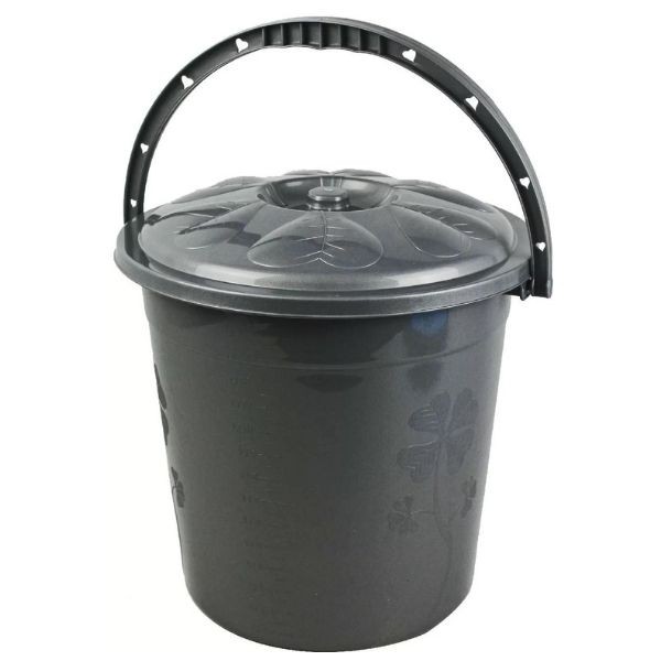 Asude ASD100 15 LT Yonca Su Kovası Antrasit