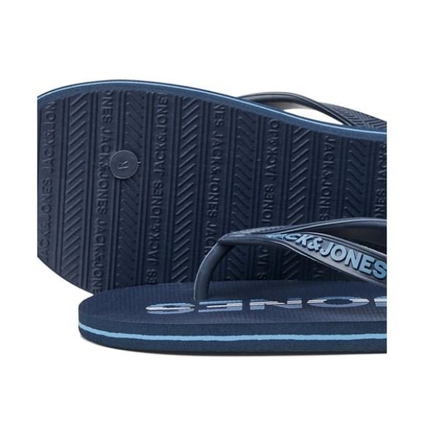 Jack&Jones Jack&Jones Erkek Logo Flıp Flop 12230641 Lacivert 44-45