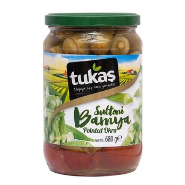 Tukaş Sultani Bamya Konservesi Cam 680 Gr