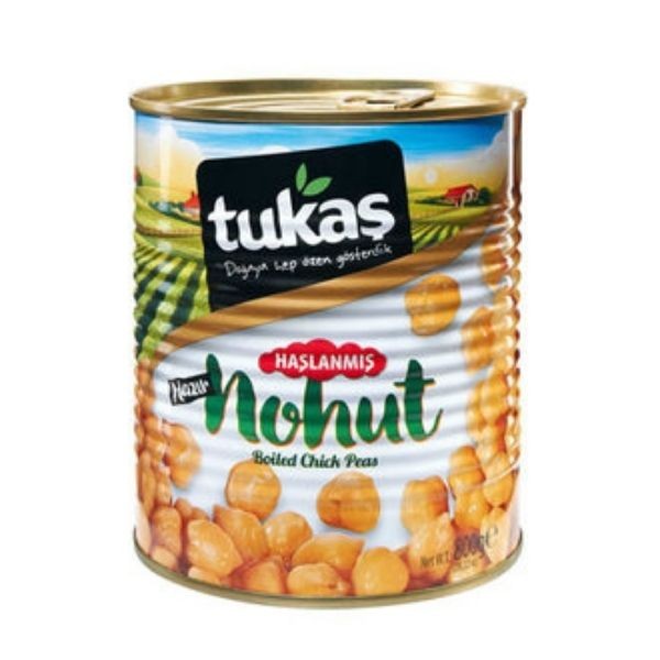 Tukaş Haşlanmış Nohut 800 Gr