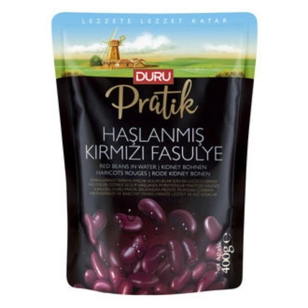 Duru Pratik Haşlanmış Kırmızı Fasulye 400 G