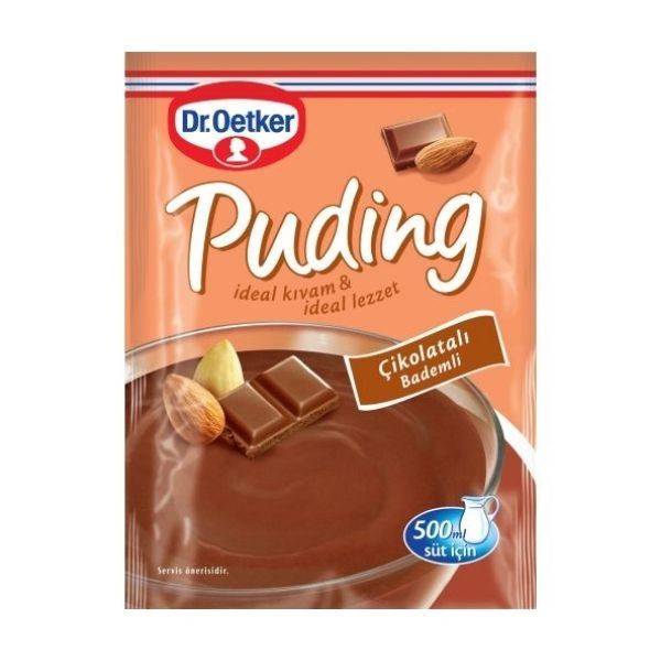 Dr.Oetker Çikolata Bademli Puding 104 G