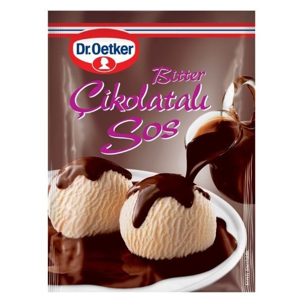 Dr.Oetker Tatlı Sos Bitter Çikolatalı 125 G