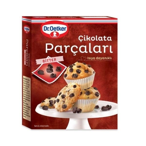 Dr.Oetker Çikolata Parçaları Bitter 70 G