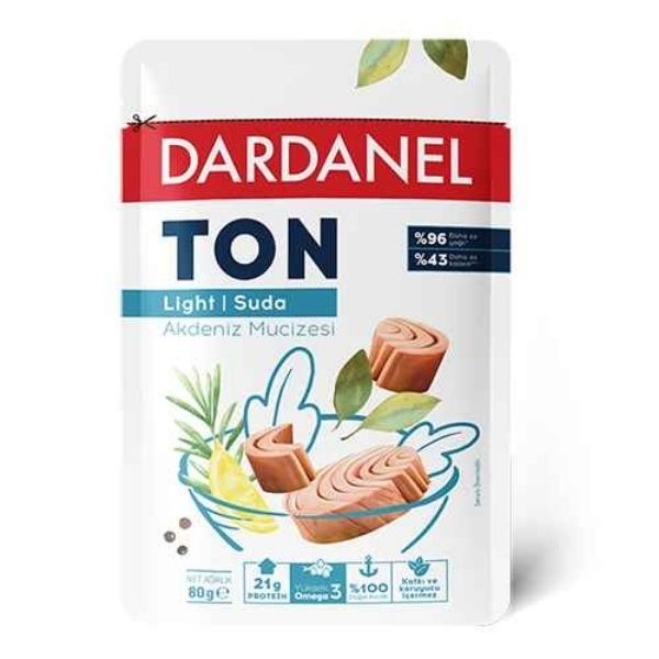 Dardanel Light Ton Balığı Poşet 80 G