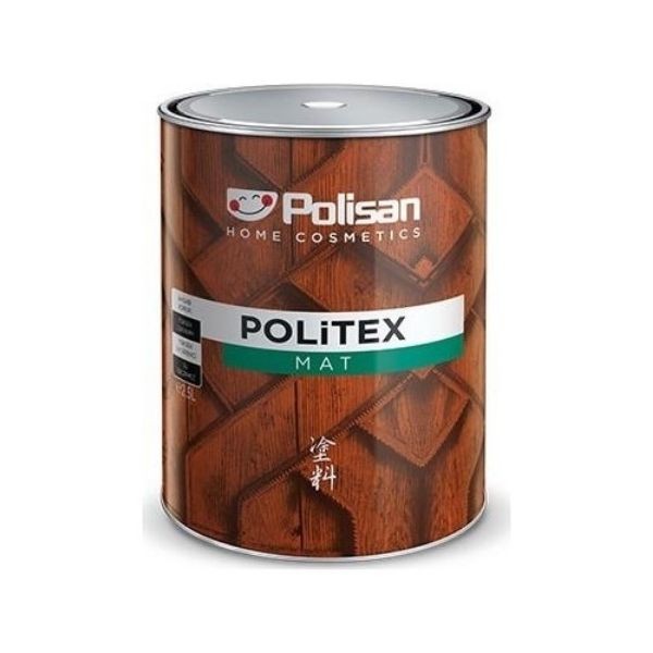 Polisan Politex Lüx Vernik Ahşap Koruyucu Mat Maun 2,5lt