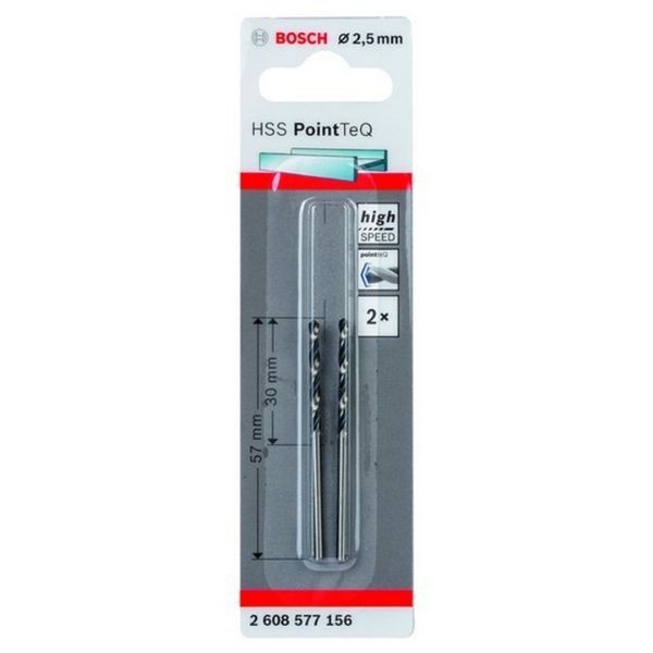 Bosch-Hss Pointeq Metal Matkap Ucu 2,5 Mm 2 Li - 2608577156