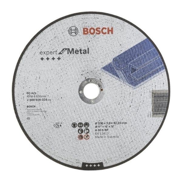 Bosch - 230*3,0 mm Expert Serisi Düz Metal Kesme Diski (Taş)