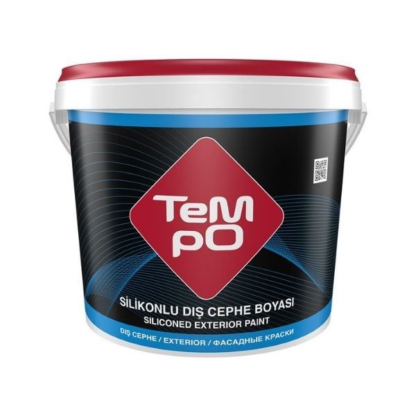 Tempo Silikonlu Dış Cephe Boyası Beyaz 20kg