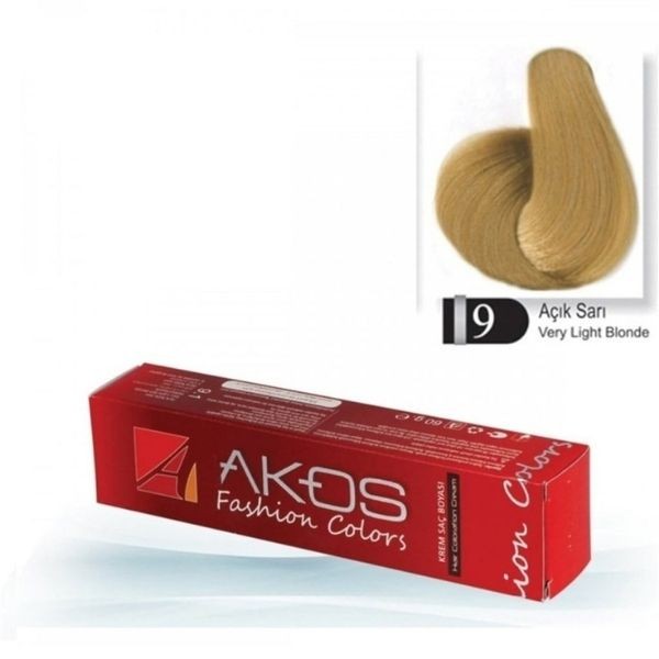 Akos Saç Boya Serisi 60 Ml 9/3