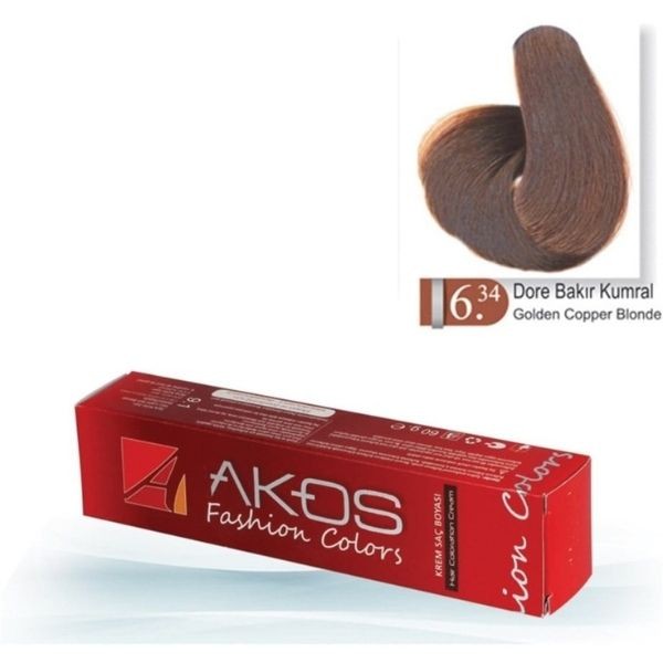 Akos Saç Boya Serisi 60 Ml 6/34
