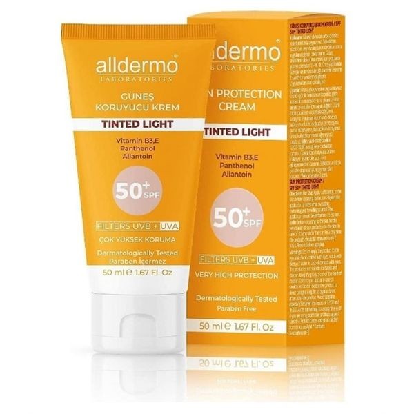 Alldermo Güneş Koruyucu Krem Spf50+ 50 Ml Tinted Light