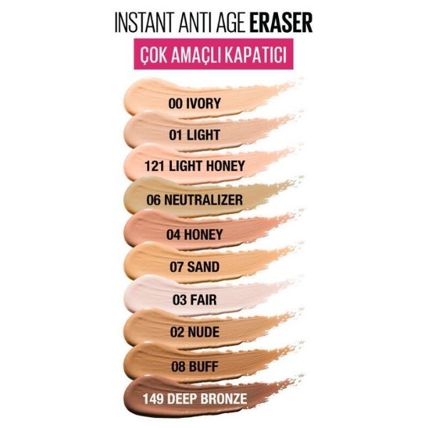Maybelline New York Instant Anti Age Eraser Kapatıcı 01 LIGHT