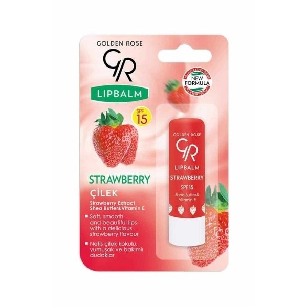 Golden Rose Çilekli Dudak Balsamı Spf 15 No: 04
