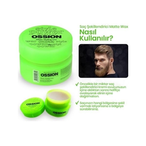 Morfose Ossion Matte Styling Mat Wax 100 Ml