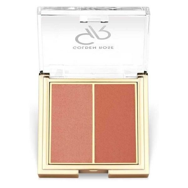 Golden Rose Iconic Blush Duo 02 Peachy Coral Allık