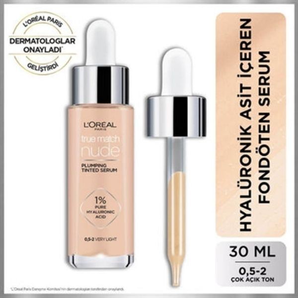 L'oréal Paris True Match Nude Serum Fondöten 0. 5-2 Very Light