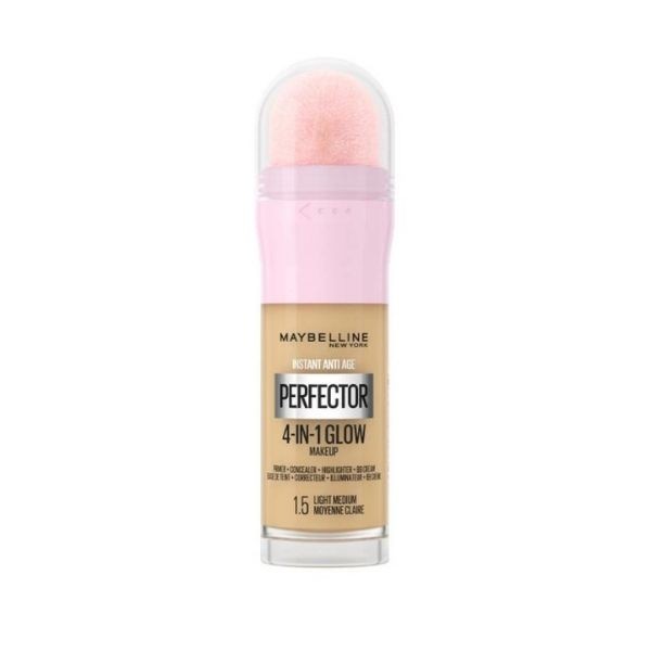 Maybelline New York Instant Perfector Glow 4 Etki 1 Arada Fondöten 1.5 Light Medium 20 ml